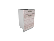 Кухонный шкаф-стол Alesia 1D1S/60-F1 дуб анкона