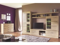 Набор корпусной мебели Oskar (дуб санремо / дуб бордо)