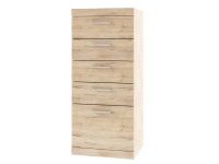 Комод Oskar 5S/50 (дуб санремо / дуб бордо)
