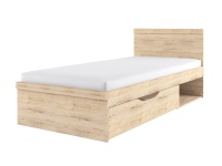 Кровать Oskar 90 (дуб санремо / дуб бордо)