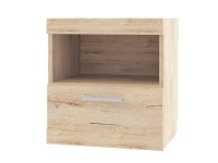 Прикроватная тумба Oskar 1S (дуб санремо / дуб бордо)