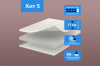 Матрас Vegas, Хит-5, 160х200 (СЖ/СЖ)