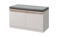 LIMA, Тумба для обуви 2D М. Цвет ПЕРСИДСКИЙ ЖЕМЧУГ/ МАДУРА