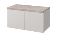 LIMA, Шкаф навесной 2D. Цвет ПЕРСИДСКИЙ ЖЕМЧУГ/ МАДУРА