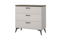 VINATI, Комод 3S. Цвет ПЕРСИДСКИЙ ЖЕМЧУГ/ АМАРОК