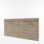 Тумба Oskar 2D (дуб санремо / дуб бордо)