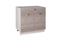 Кухонный шкаф-стол Alesia 2D1S/80-F1 дуб анкона