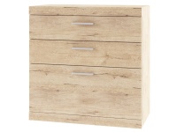 Комод Oskar 3S (дуб санремо / дуб бордо)