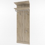 Вешалка Oskar 45 (дуб санремо / дуб бордо) (распродажа) 