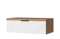 KAYLAS, Тумба навесная 1S-1. Цвет ДУБ НАВАРРА / ЭКО ДЖЕЛАТО