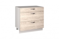 Кухонный шкаф-стол Alesia 3S/80-F1 сосна винтаж