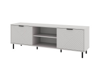 RUNA, Тумба RTV 2D2N. Цвет ПЕРСИДСКИЙ ЖЕМЧУГ/ АМАРОК