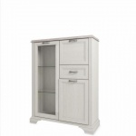 Шкаф с витриной Monako 1V2D1S