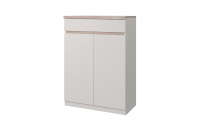 LIMA, Тумба для обуви 2D1S. Цвет ПЕРСИДСКИЙ ЖЕМЧУГ/ МАДУРА