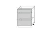 Tapio, шкаф-стол 3S/60-46 (серый / дуб снежный)