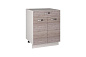 Кухонный шкаф-стол Alesia 2D1S/60-F1 дуб анкона