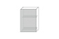 Tapio, шкаф настенный для сушки посуды 1D/50-29-2 (белый / дуб снежный)