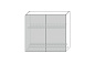 Vilma, шкаф настенный для сушки посуды 2D/80-29-2 (белый / капучино глянец)