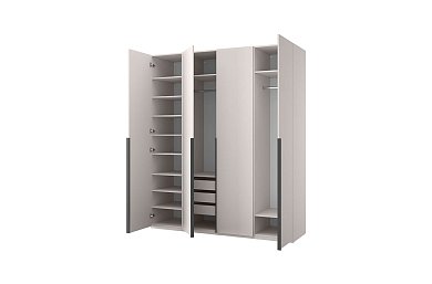 TETRA Шкаф 4D GLD. Цвет ПЕРСИДСКИЙ ЖЕМЧУГ