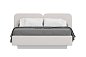 Кровать TRISS 160 с подъемником. Цвет BARSA 817