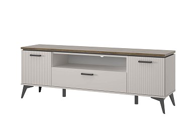 VINATI, Тумба RTV 2D1SN. Цвет ПЕРСИДСКИЙ ЖЕМЧУГ/ АМАРОК