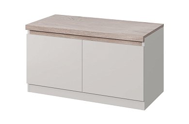 LIMA, Тумба для обуви 2D. Цвет ПЕРСИДСКИЙ ЖЕМЧУГ/ МАДУРА