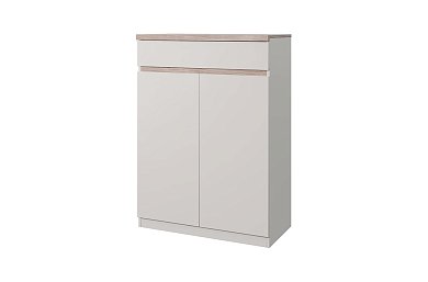 LIMA, Тумба для обуви 2D1S. Цвет ПЕРСИДСКИЙ ЖЕМЧУГ/ МАДУРА