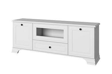 TIFFANY, Тумба RTV 1V2D1S. Цвет БЕЛЫЙ