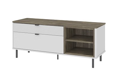 SIMPLE, Тумба RTV 2S2N. Цвет БЕЛЫЙ / МОНТЕ / ДЖЕЛАТО