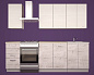 Кухонный шкаф настенный Alesia 2D/80-F1 сосна винтаж