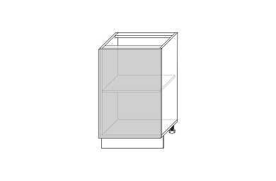 Tapio, шкаф-стол 1D/50-51 (белый / дуб снежный)
