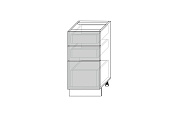 Tapio, шкаф-стол 3S/40-51 (белый / дуб снежный)