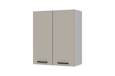 ALESIA Шкаф настенный 2D/60 F1. Цвет СЕРЫЙ / ГЛИНЯНЫЙ СЕРЫЙ