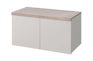 LIMA, Шкаф навесной 2D. Цвет ПЕРСИДСКИЙ ЖЕМЧУГ/ МАДУРА