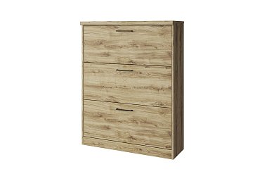 DOORSET, Тумба для обуви 3D. Цвет ДУБ НАВАРРА