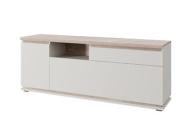 LIMA, Тумба RTV 2D1SN. Цвет ПЕРСИДСКИЙ ЖЕМЧУГ/ МАДУРА